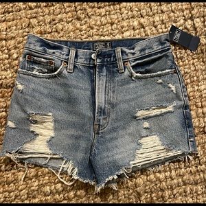 NEW Abercrombie & Fitch jean shorts